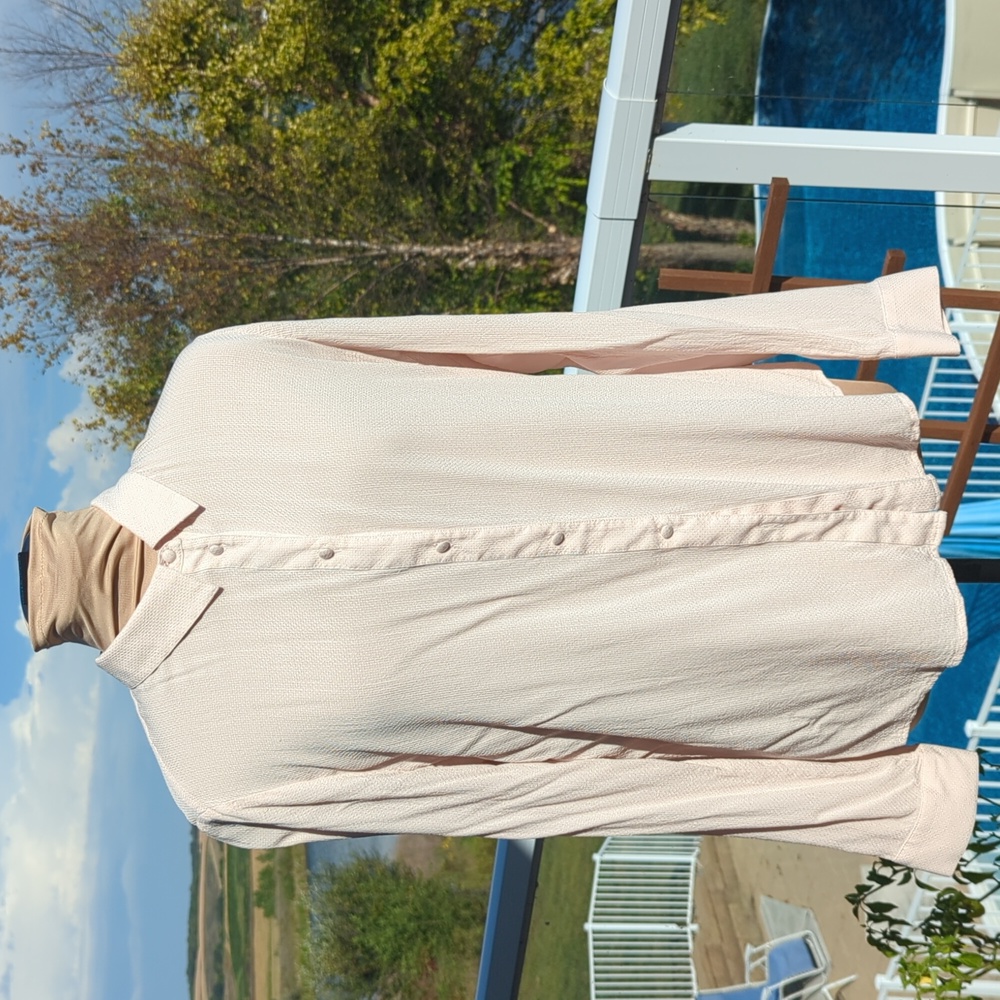 Baldwin pale pink blouse L